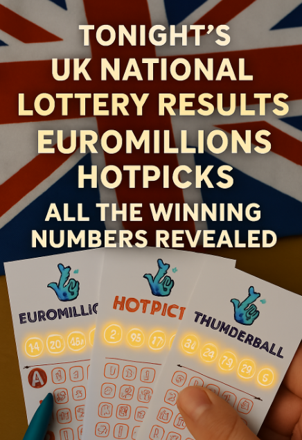 Tonights UK National Lottery Results: EuroMillions, HotPicks, and Thunderball – All the Winning Numbers Revealed