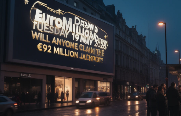 EuroMillions Draw Tonight, Tuesday 19 May 2026 - Will Anyone Claim the €92 Million Jackpot?